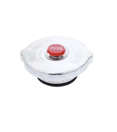 Buton de eliberare a capacului radiatorului